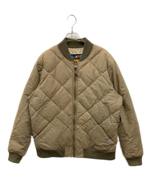 Eddie Bauer（エディーバウアー）Eddie Bauer (エディーバウアー) 【古着】復刻スカイライナー ダウンジャケット ベージュ サイズ:Lの古着・服飾アイテム