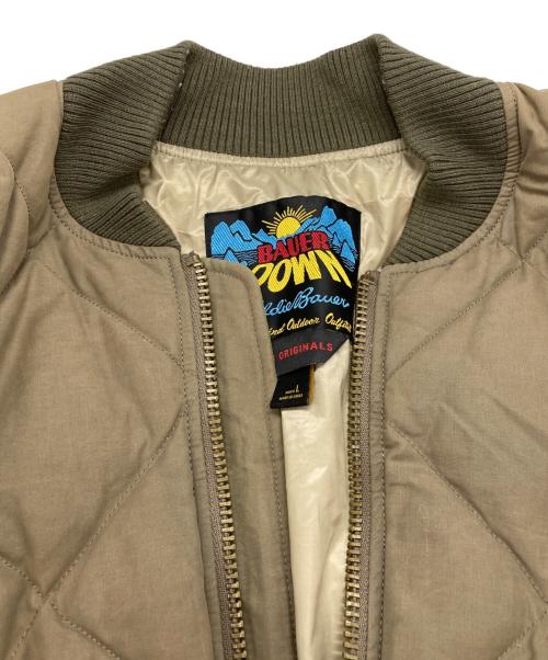 Eddie Bauer（エディーバウアー）Eddie Bauer (エディーバウアー) 【古着】復刻スカイライナー ダウンジャケット ベージュ サイズ:Lの古着・服飾アイテム