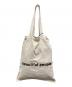 beautiful people（ビューティフルピープル）の古着「brushed logo bag」｜アイボリー