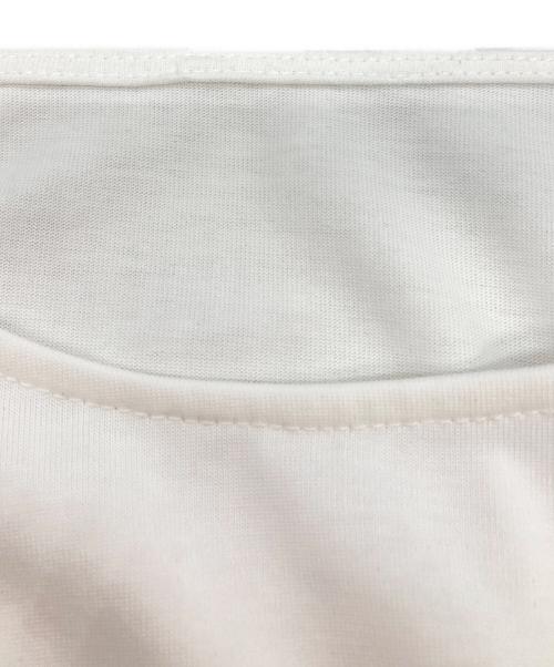 rosy monster（ロージーモンスター）rosy monster (ロージーモンスター) フリル切替カットソー ホワイト サイズ:FREEの古着・服飾アイテム