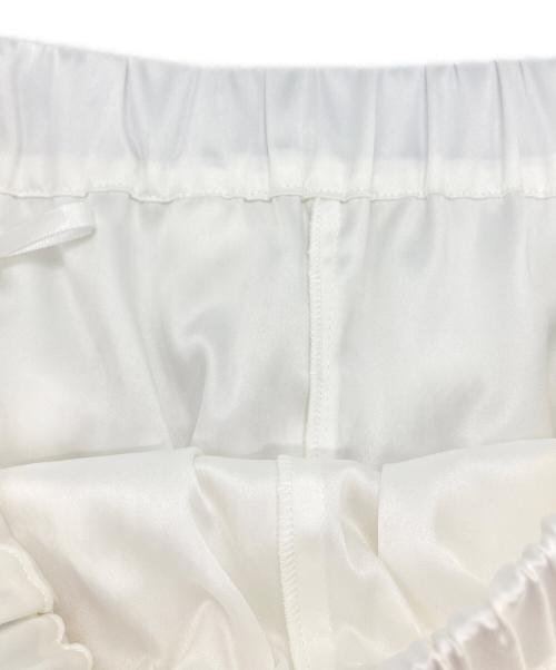 myne（マイン）MYNE (マイン) ドットワイドパンツ ホワイト サイズ:FREE 未使用品の古着・服飾アイテム