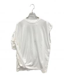 nagonstans（ナゴンスタンス）の古着「asymmetry twist t-shirt」｜ホワイト