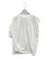 nagonstans（ナゴンスタンス）の古着「asymmetry twist t-shirt」｜ホワイト