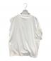 nagonstans (ナゴンスタンス) asymmetry twist t-shirt ホワイト サイズ:M：8000円