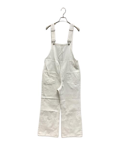 trefle+1（トレフルプラスワン）trefle+1 (トレフルプラスワン) デニムサロペット ホワイト サイズ:1の古着・服飾アイテム
