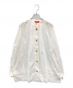Vivienne Westwood RED LABELヴィヴィアンウエストウッドレッドレーベル）の古着「スタンドカラーシャツ」｜ホワイト