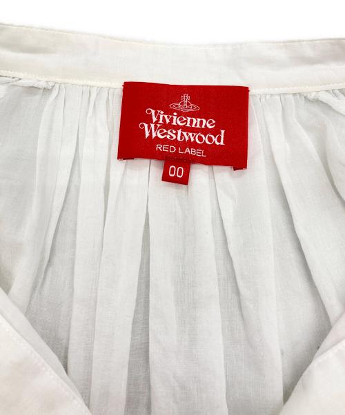 Vivienne Westwood RED LABEL（ヴィヴィアンウエストウッドレッドレーベル）Vivienne Westwood RED LABEL (ヴィヴィアンウエストウッドレッドレーベル) スタンドカラーシャツ ホワイト サイズ:00の古着・服飾アイテム