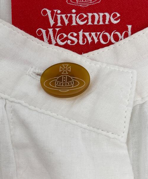 Vivienne Westwood RED LABEL（ヴィヴィアンウエストウッドレッドレーベル）Vivienne Westwood RED LABEL (ヴィヴィアンウエストウッドレッドレーベル) スタンドカラーシャツ ホワイト サイズ:00の古着・服飾アイテム