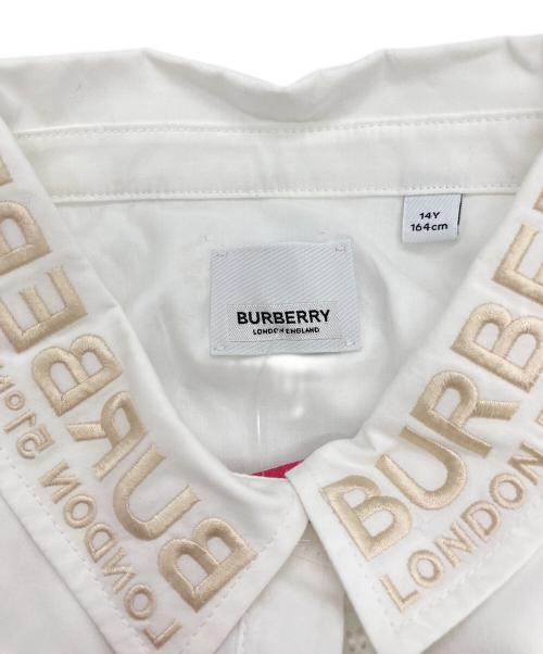 BURBERRY LONDON（バーバリーロンドン）BURBERRY LONDON (バーバリーロンドン) シャツワンピース ホワイト サイズ:14Y 未使用品の古着・服飾アイテム