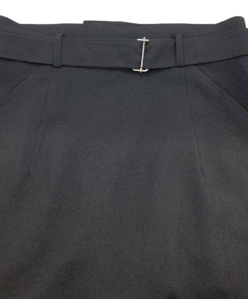 foufou（フーフー）foufou (フーフー) ベルテッドスカート ブラック サイズ:1の古着・服飾アイテム