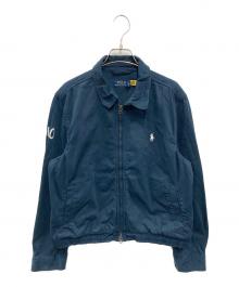 POLO RALPH LAUREN（ポロ・ラルフローレン）の古着「ショルダーロゴスイングトップ」｜ネイビー