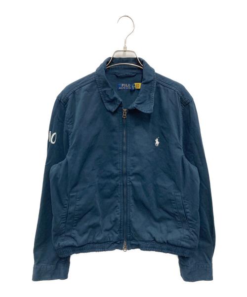 POLO RALPH LAUREN（ポロ・ラルフローレン）POLO RALPH LAUREN (ポロ・ラルフローレン) ショルダーロゴスイングトップ ネイビー サイズ:Lの古着・服飾アイテム