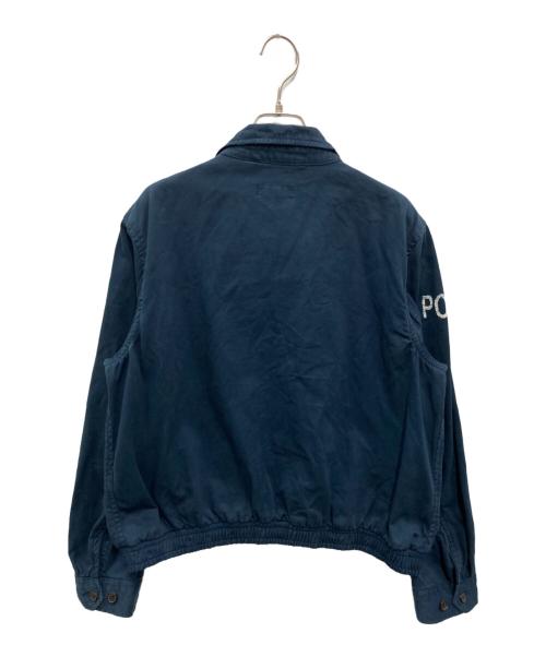 POLO RALPH LAUREN（ポロ・ラルフローレン）POLO RALPH LAUREN (ポロ・ラルフローレン) ショルダーロゴスイングトップ ネイビー サイズ:Lの古着・服飾アイテム
