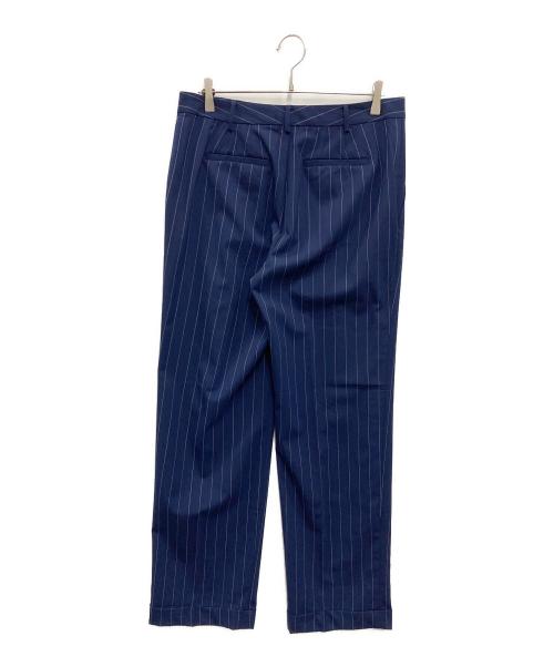 LAUREN RALPH LAUREN（ローレン ラルフ ローレン）LAUREN RALPH LAUREN (ローレン ラルフ ローレン) ストライプスラックス ネイビー サイズ:10 未使用品の古着・服飾アイテム