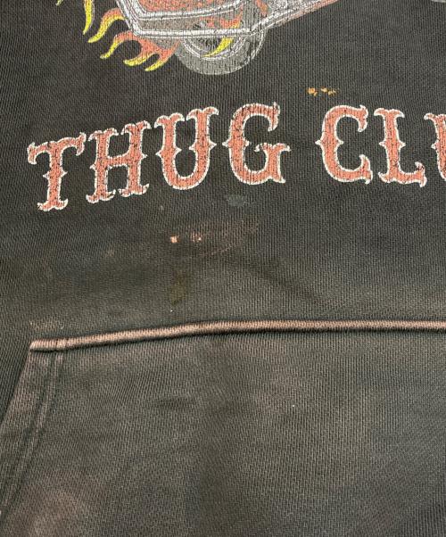 THUG CLUB（サグ クラブ）THUG CLUB (サグ クラブ) Dragon Chopper Hoodie ブラック サイズ:4の古着・服飾アイテム
