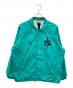 stussyステューシー）の古着「I.S.T Windbreaker」｜エメラルドグリーン