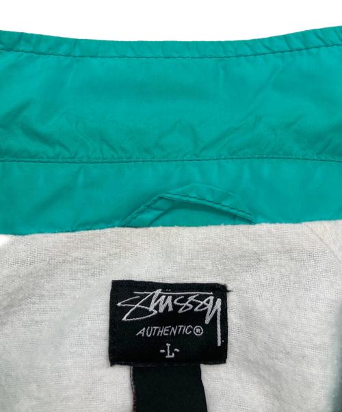 stussy（ステューシー）stussy (ステューシー) I.S.T Windbreaker エメラルドグリーン サイズ:Lの古着・服飾アイテム