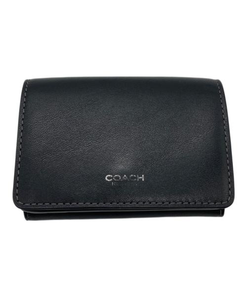COACH（コーチ）COACH (コーチ) ミニ トライフォールド コイン ウォレット ブラックの古着・服飾アイテム