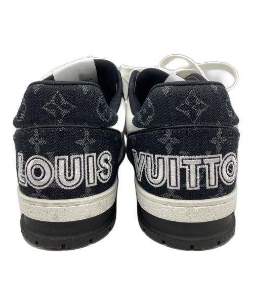 LOUIS VUITTON（ルイ ヴィトン）LOUIS VUITTON (ルイ ヴィトン) LVトレイナースニーカー ブラック サイズ:SIZE 8 1/2の古着・服飾アイテム