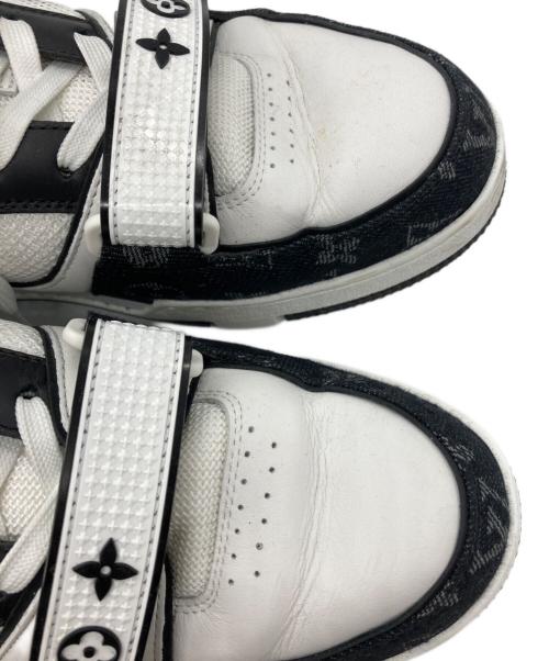 LOUIS VUITTON（ルイ ヴィトン）LOUIS VUITTON (ルイ ヴィトン) LVトレイナースニーカー ブラック サイズ:SIZE 8 1/2の古着・服飾アイテム