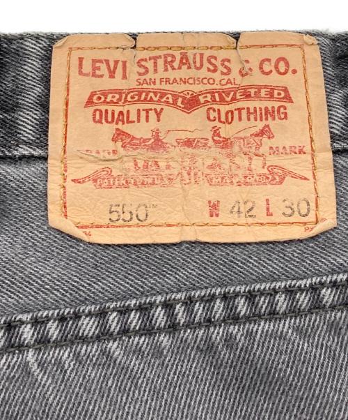 LEVI'S（リーバイス）LEVI'S (リーバイス) 【古着】550デニムパンツ ブラック サイズ:W42×L30の古着・服飾アイテム