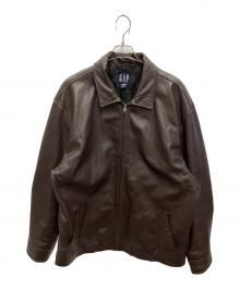 OLD GAP（オールドギャップ）の古着「00sレザースイングトップ」｜ブラウン