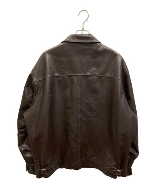 OLD GAP（オールドギャップ）OLD GAP (オールドギャップ) 00sレザースイングトップ ブラウン サイズ:XLの古着・服飾アイテム