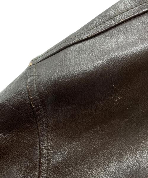 OLD GAP（オールドギャップ）OLD GAP (オールドギャップ) 00sレザースイングトップ ブラウン サイズ:XLの古着・服飾アイテム