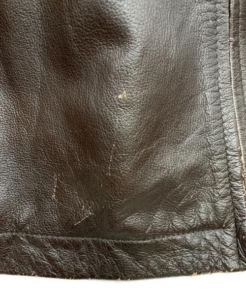 OLD GAP（オールドギャップ）OLD GAP (オールドギャップ) 00sレザースイングトップ ブラウン サイズ:XLの古着・服飾アイテム