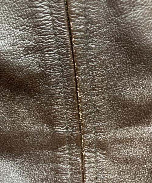 OLD GAP（オールドギャップ）OLD GAP (オールドギャップ) 00sレザースイングトップ ブラウン サイズ:XLの古着・服飾アイテム