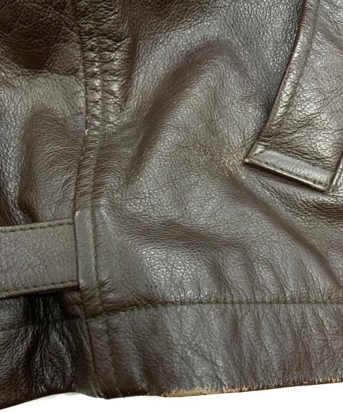 OLD GAP（オールドギャップ）OLD GAP (オールドギャップ) 00sレザースイングトップ ブラウン サイズ:XLの古着・服飾アイテム