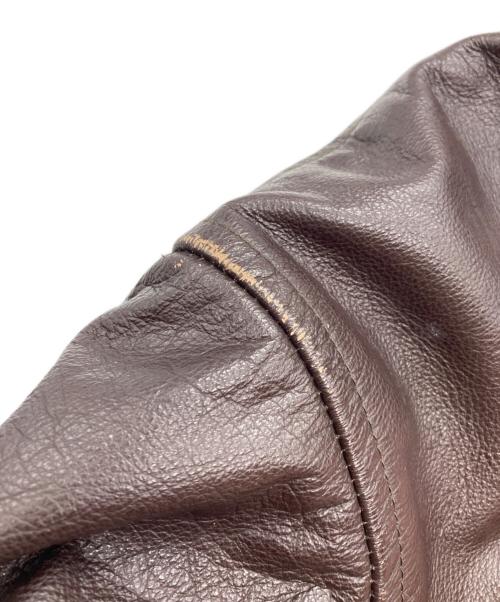 OLD GAP（オールドギャップ）OLD GAP (オールドギャップ) 00sレザースイングトップ ブラウン サイズ:XLの古着・服飾アイテム