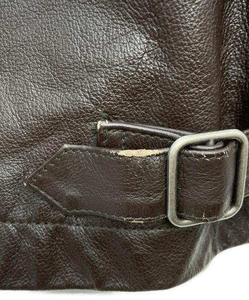 OLD GAP（オールドギャップ）OLD GAP (オールドギャップ) 00sレザースイングトップ ブラウン サイズ:XLの古着・服飾アイテム