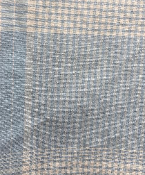 POLO RALPH LAUREN（ポロ・ラルフローレン）POLO RALPH LAUREN (ポロ・ラルフローレン) 【古着】ループカラー チェック 開襟シャツ ブルー×ホワイト サイズ:XXLの古着・服飾アイテム