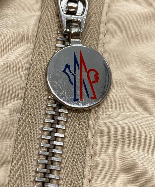 MONCLER（モンクレール）MONCLER (モンクレール) CLEOFE GIUBBOTTO ベージュ サイズ:SIZE 1の古着・服飾アイテム