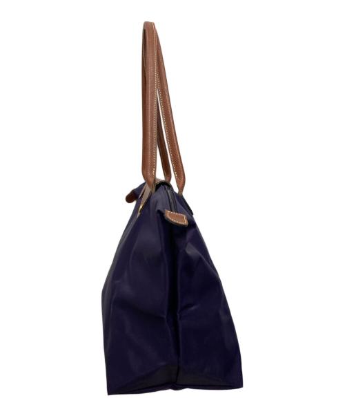 LONGCHAMP（ロンシャン）LONGCHAMP (ロンシャン) 折り畳みトートバッグ パープルの古着・服飾アイテム