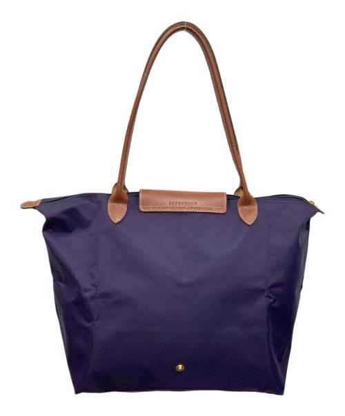 LONGCHAMP（ロンシャン）LONGCHAMP (ロンシャン) 折り畳みトートバッグ パープルの古着・服飾アイテム