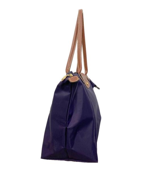 LONGCHAMP（ロンシャン）LONGCHAMP (ロンシャン) 折り畳みトートバッグ パープルの古着・服飾アイテム