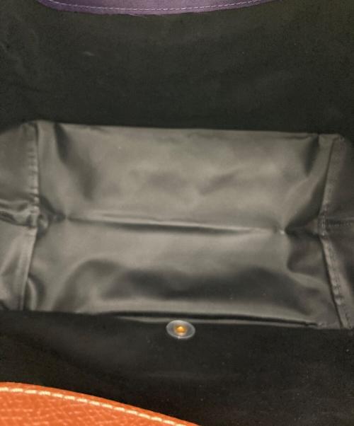 LONGCHAMP（ロンシャン）LONGCHAMP (ロンシャン) 折り畳みトートバッグ パープルの古着・服飾アイテム