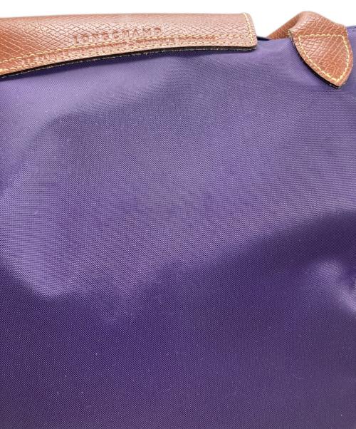 LONGCHAMP（ロンシャン）LONGCHAMP (ロンシャン) 折り畳みトートバッグ パープルの古着・服飾アイテム