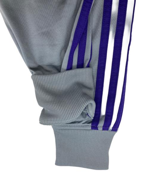 adidas（アディダス）adidas (アディダス) FB TRACKTOP グレー×パープル サイズ:Mの古着・服飾アイテム