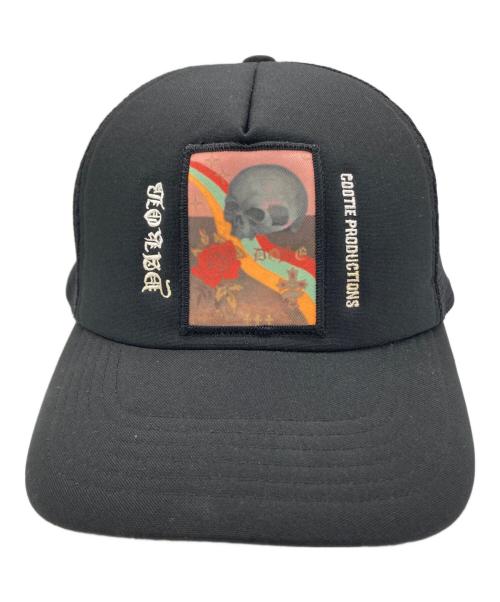 COOTIE PRODUCTIONS（クーティープロダクツ）COOTIE PRODUCTIONS (クーティープロダクツ) Jakob Morley (ヤコブ モーリー) Souvenir 5 Panel Cap ブラックの古着・服飾アイテム