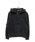 POLO RALPH LAURENポロ・ラルフローレン）の古着「ジップパーカー」｜ブラック