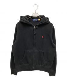 POLO RALPH LAUREN（ポロ・ラルフローレン）の古着「ジップパーカー」｜ブラック