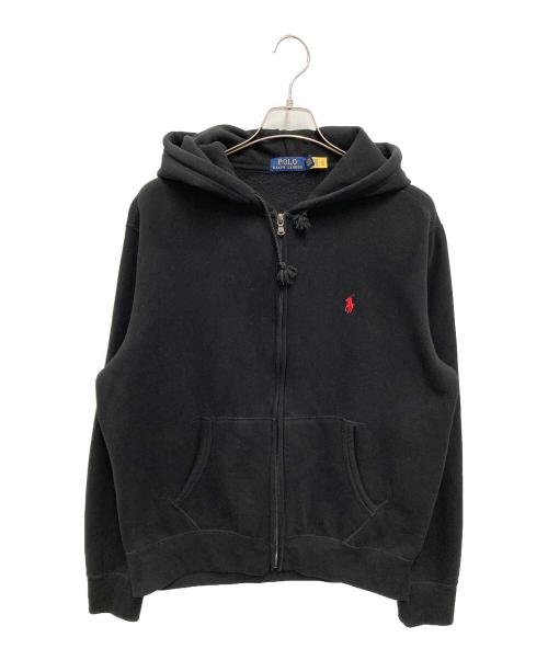 POLO RALPH LAUREN（ポロ・ラルフローレン）POLO RALPH LAUREN (ポロ・ラルフローレン) ジップパーカー ブラック サイズ:Lの古着・服飾アイテム