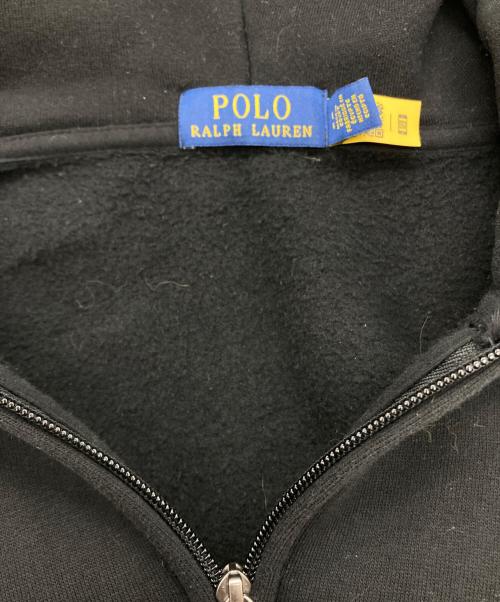 POLO RALPH LAUREN（ポロ・ラルフローレン）POLO RALPH LAUREN (ポロ・ラルフローレン) ジップパーカー ブラック サイズ:Lの古着・服飾アイテム