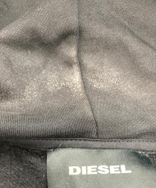 DIESEL（ディーゼル）DIESEL (ディーゼル) ジップアップ中綿フーディ ブラック サイズ:XSの古着・服飾アイテム