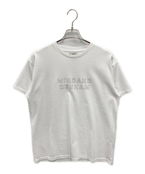 WIND AND SEA（ウィンダンシー）WIND AND SEA (ウィンダンシー) Denham (デンハム) PACHWORKLOGO TEE ホワイト サイズ:S 未使用品の古着・服飾アイテム