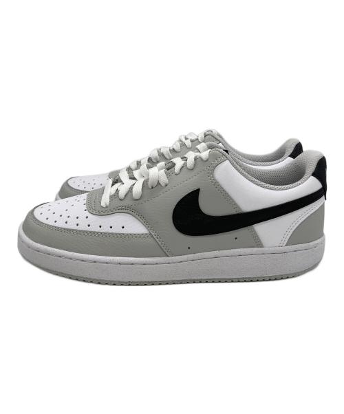 NIKE（ナイキ）NIKE (ナイキ) Court Vision Low ホワイト×グレー サイズ:26cm 未使用品の古着・服飾アイテム