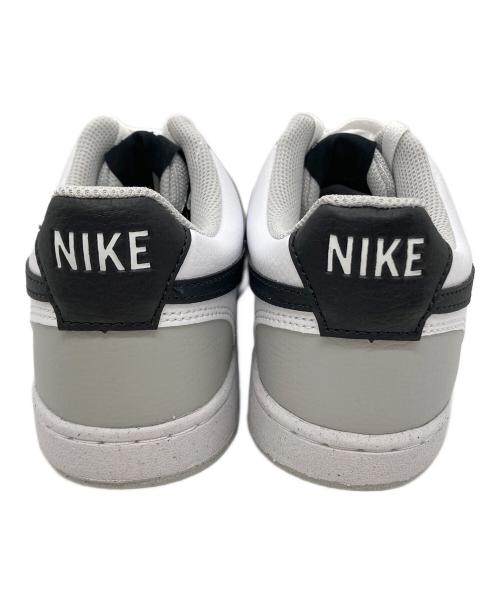 NIKE（ナイキ）NIKE (ナイキ) Court Vision Low ホワイト×グレー サイズ:26cm 未使用品の古着・服飾アイテム